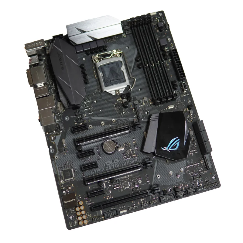 Новая материнская плата для игрового настольного компьютера ROG STRIX Z270E поддерживает DDR4 с USB Type-C положительным LGA 1151 64