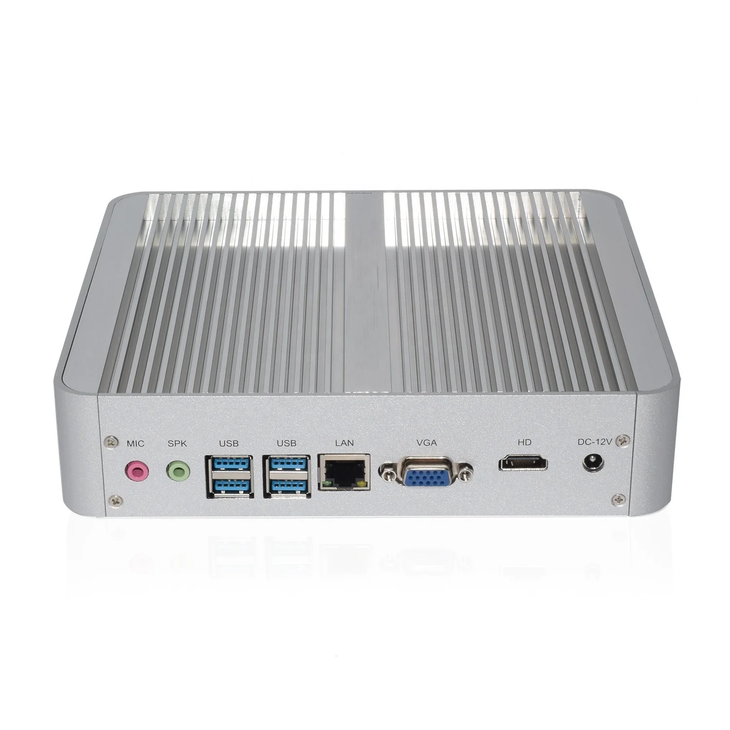 Core i5 8250u 8350u fanless mini industrial Computer pc with ngff nvme ssd hdd for office school POS