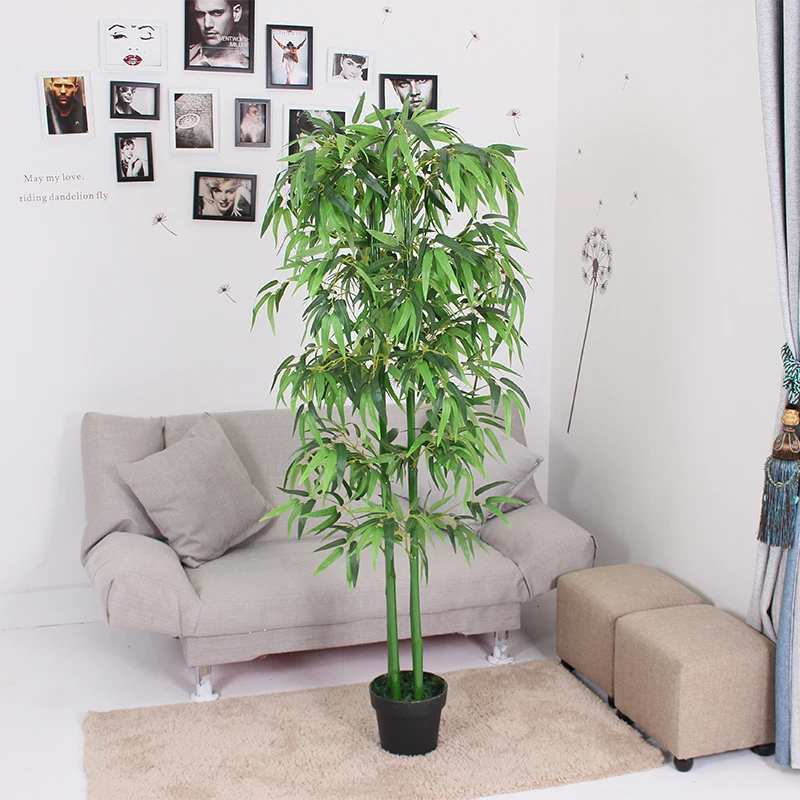 Factory direct attractive style let eyes relax ornamental artificial bamboo tree