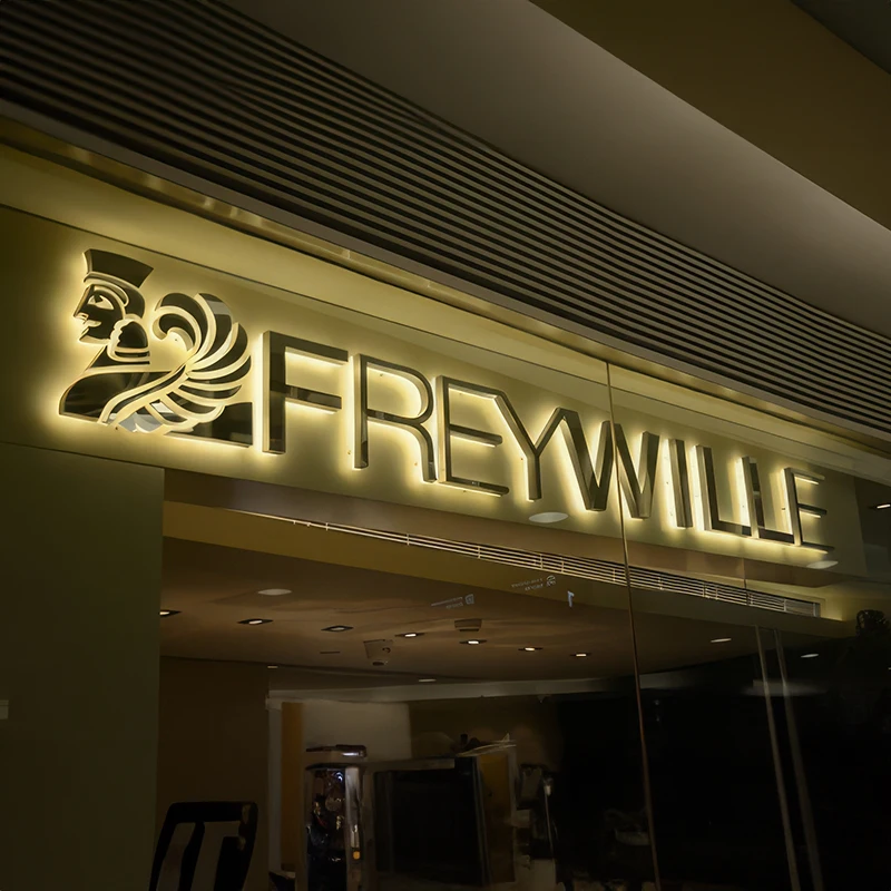 New arrival customized led channel signage 3D led letter sign acrylic letters sign for outdoor advertisingxustom sign