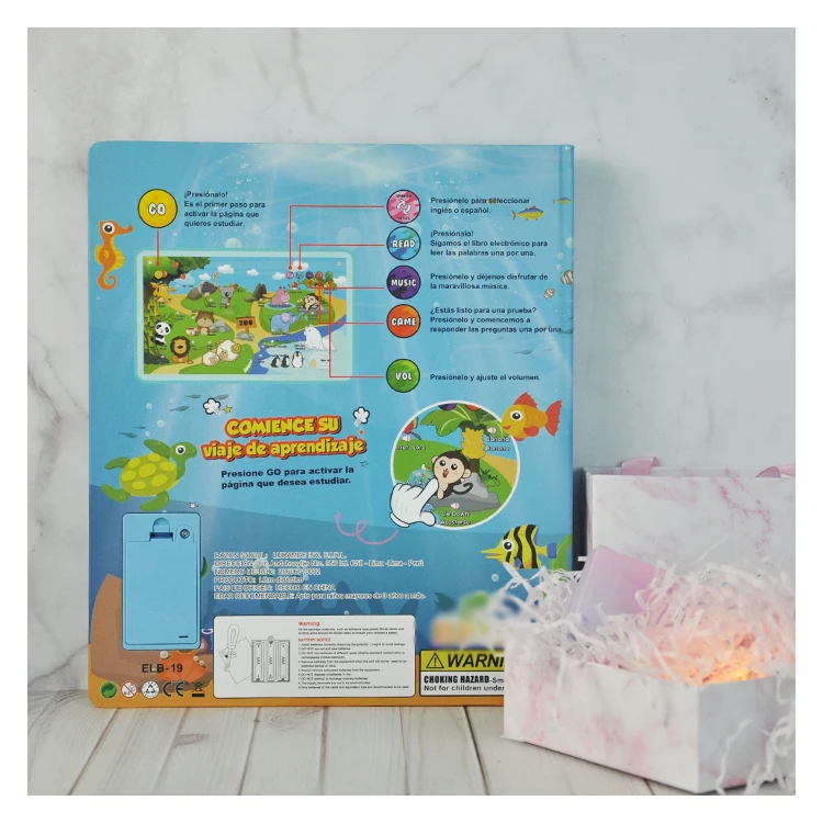 Eletree Children Customized Smart Bilingual Spanish English My Talking Book For Kids