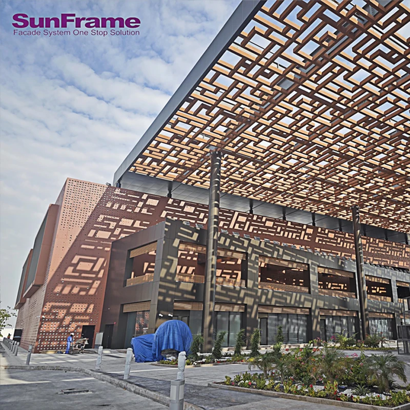 Centro Mall HOLE Aluminum Perforated Metal mesh Professional Metal Punched Plates