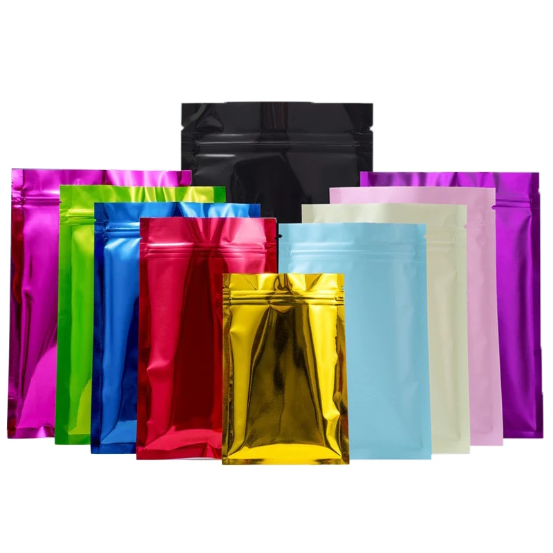 Hot Sale Zipper Top Zipper Stand Up Pouch Food Child Resistant Pouch Mylar Stand Up Packaging