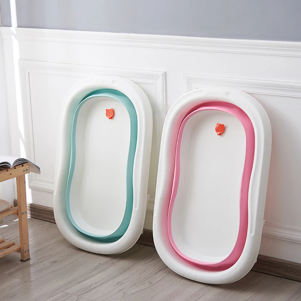 High quality plastic portable baby bath tub with stand