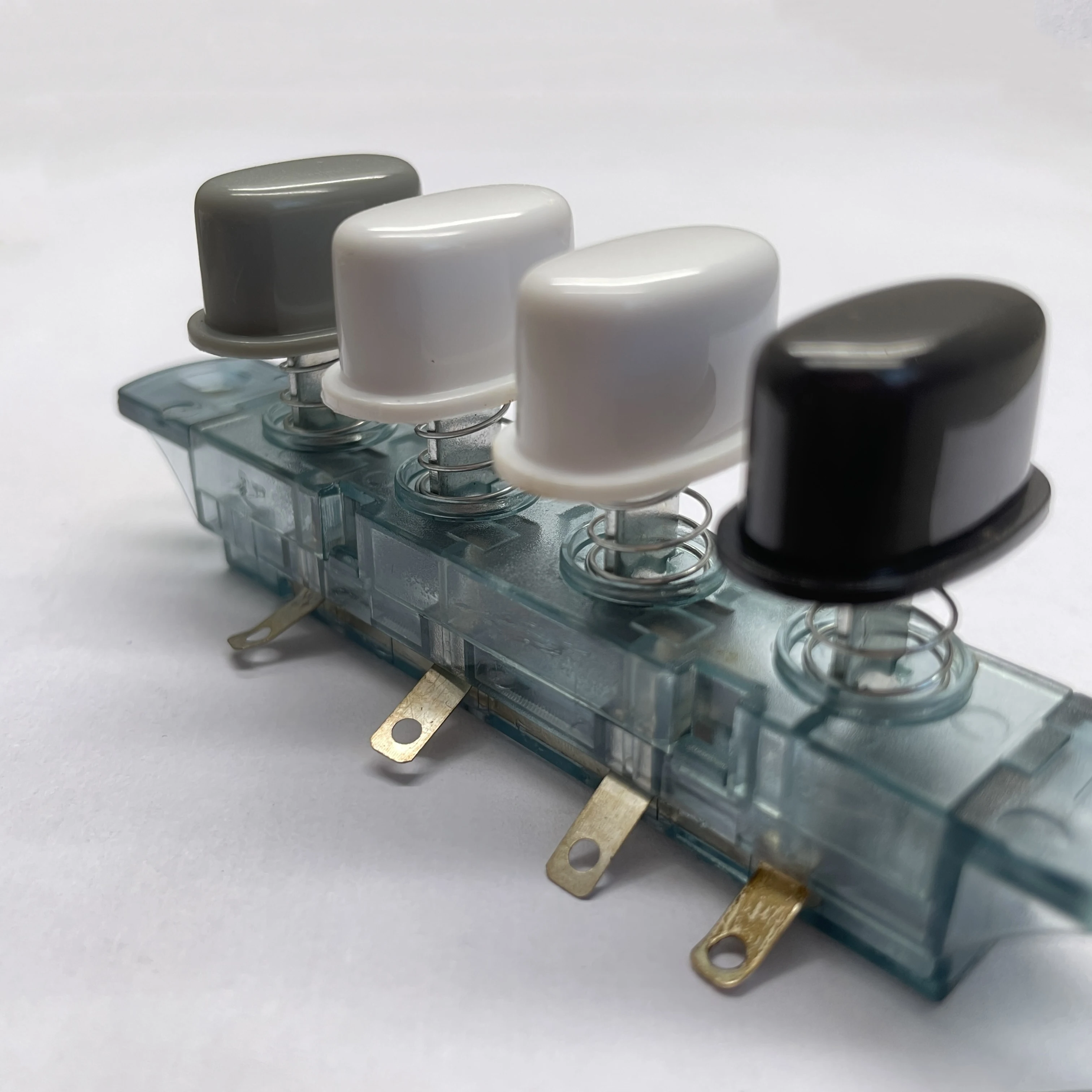 1A 4A 6A piano switch self-locking push button keyboard switch with 3 speed for fan