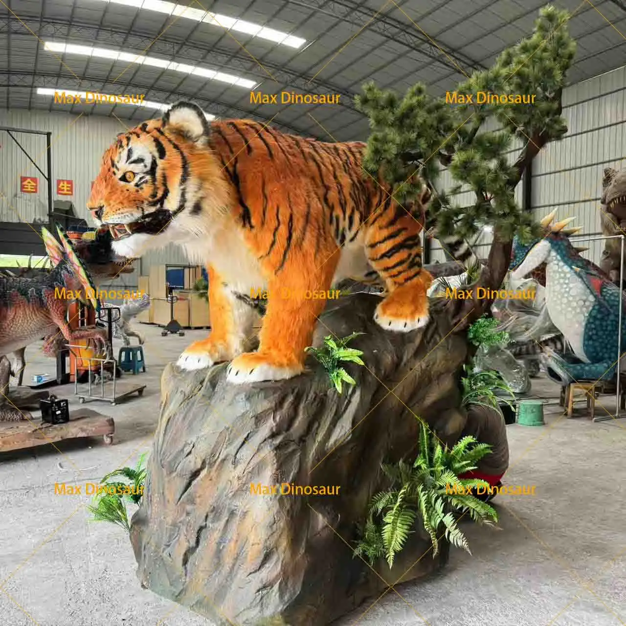 Animatronic Animals Realistic Animatronic Life-size Tiger  Realistic Animals Tiger  Model