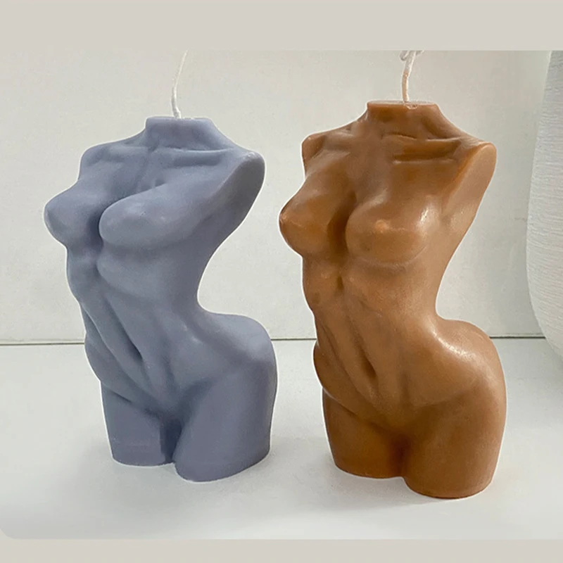 Fat Set Gift Female Curvy 3d Art Molds Plump Figure Sexy Woman Body Soy Scent Candle