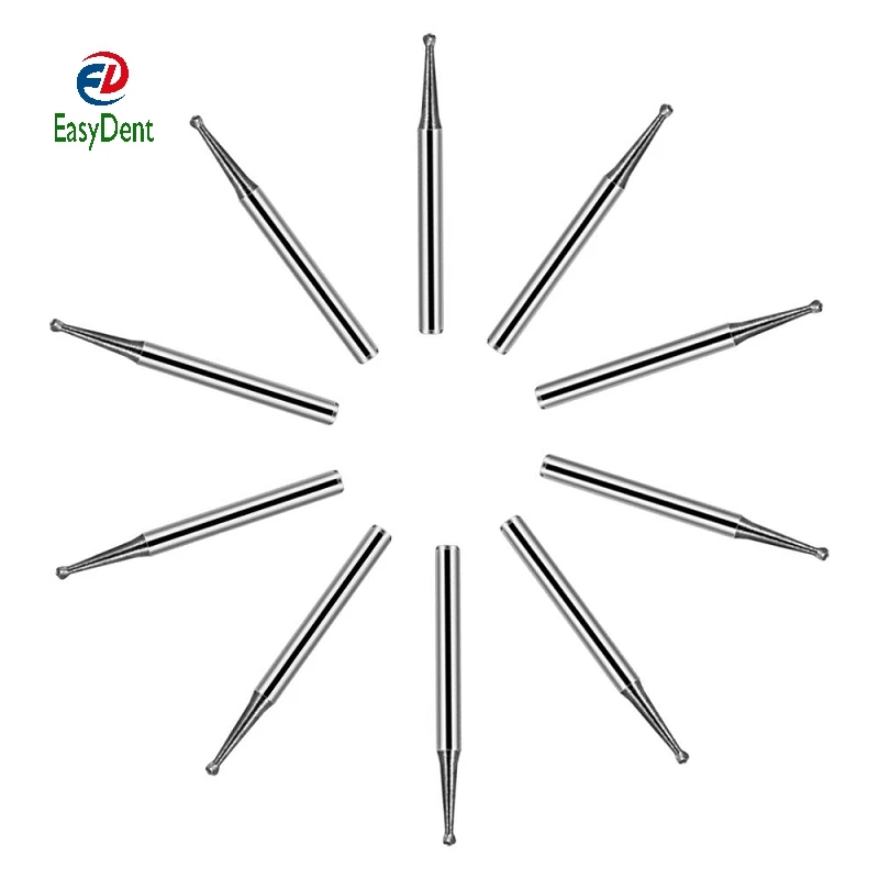Dental FG Round Burs Drill Tungsten Dental Carbide Burs for High Speed Handpiecess Medium Dentist Tools