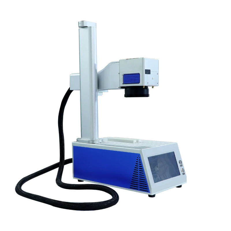 60W MOPA Fiber Laser Marking Machine Logo For Metal Batch Cooling Fiber Laser Marking Machine for Advertising Metal