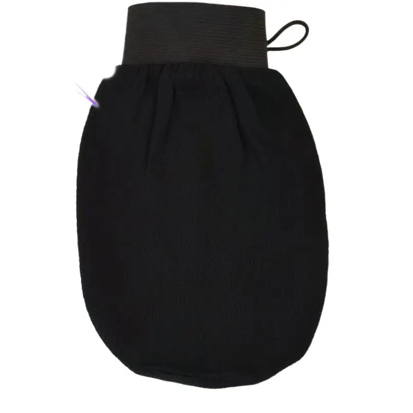 Pet Bath Glove Jacquard Thermal Transfer Five Fingers Silk Shower Sponge Baby Scrub Cotton Bath Scrub Glove Mitt Loofah