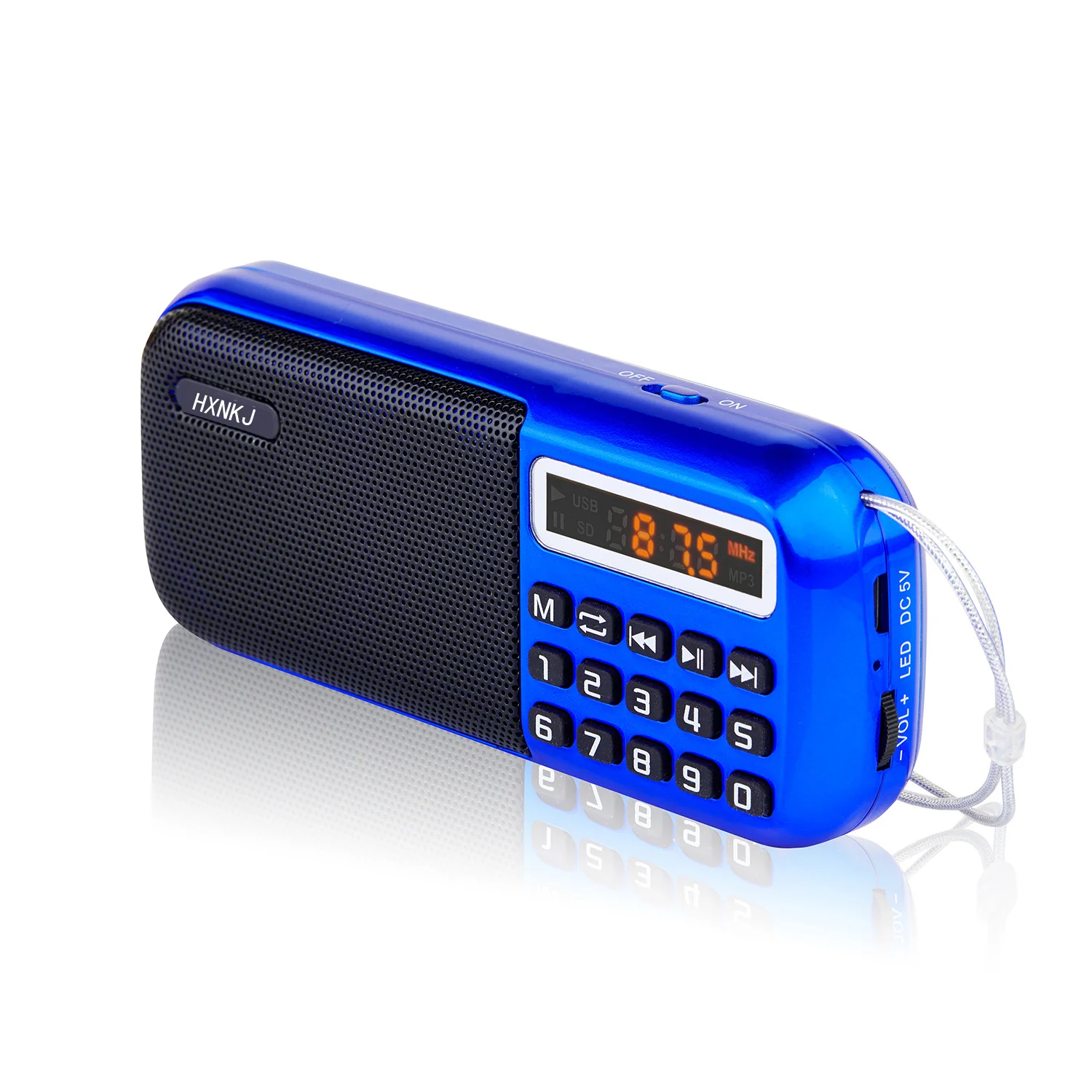 Заводской удобный мини mp3 музыкальный плеер перезаряжаемый цифровой Коран TF USB