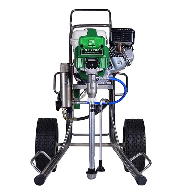 GP-8300 Gasoline stainless steel rack Airless paint sprayers, support two guns