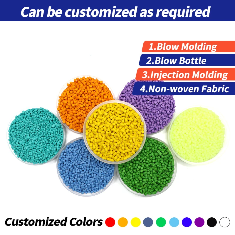 Blue Color PP/PE/ABS/PET Pellets Polyethylene Plastic Color Masterbatch