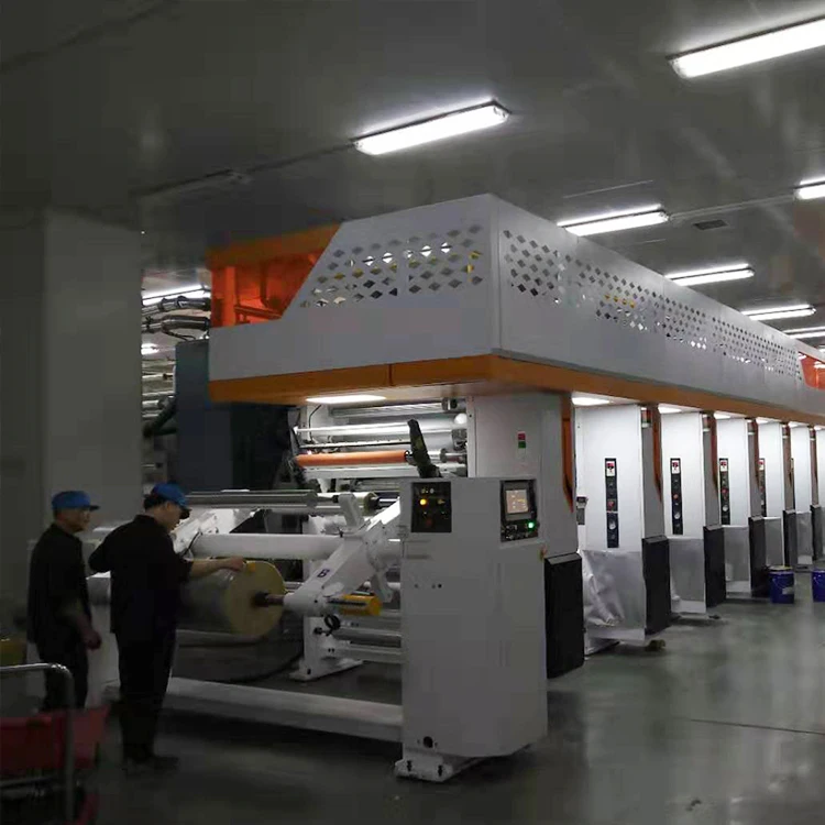 Made in China good quality new automatic 10 color ELS rotogravure printing machine