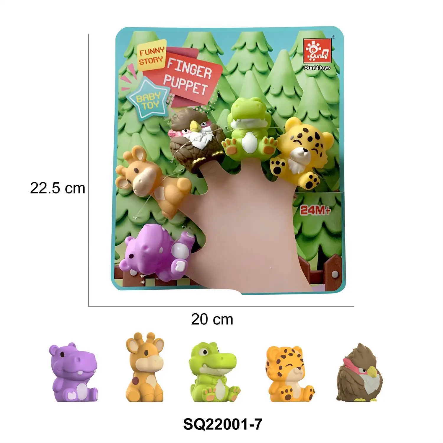 Finger Puppets Set  Animal Finger Puppets Toys For Story Time Kids Puzzles Educational Toy Custom Packing
