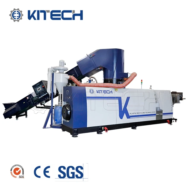 Высококачественная машина для гранулятора Полиэтиленовая полиэтиленовая полипропиленовая пленка тканый пакет лазерный фильтр уплотняющий гранулятор линии