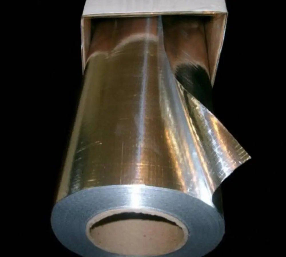 Aluminum Foil Woven Fabric / Foil Radiant Barrier / Aluminum Foil Insulation