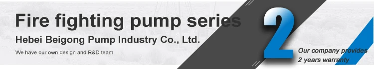 High pressure diesel engine centrifugal pump portable fire fighting sea water pump