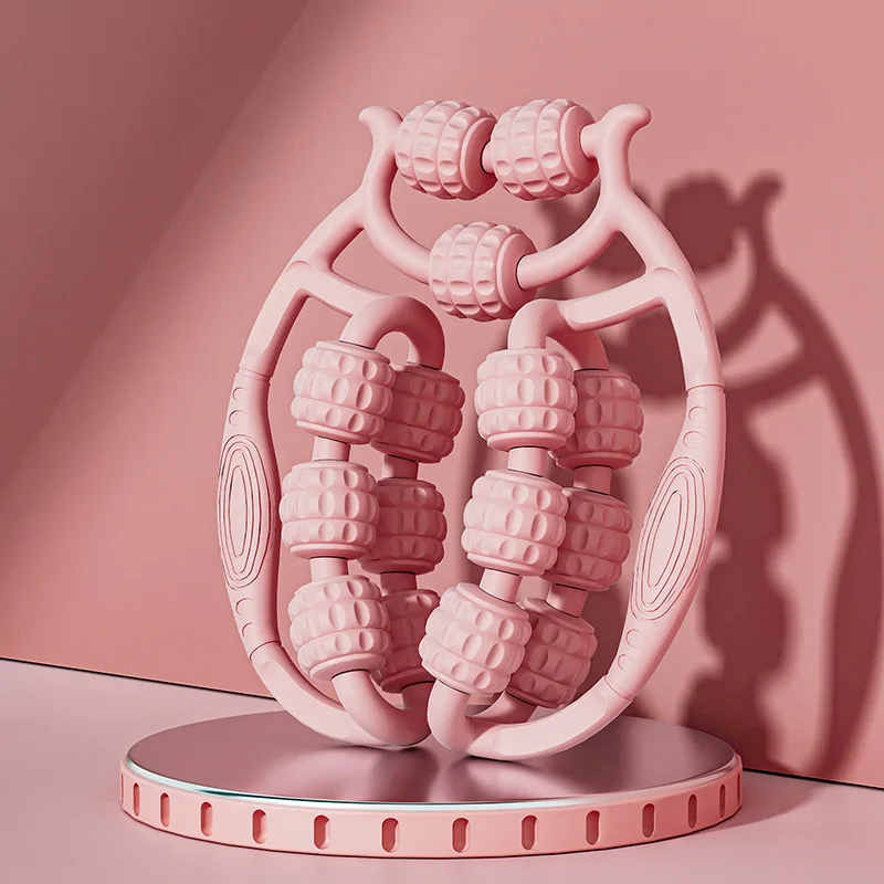 Double row circular leg massager slimming roller muscle relaxation equipment