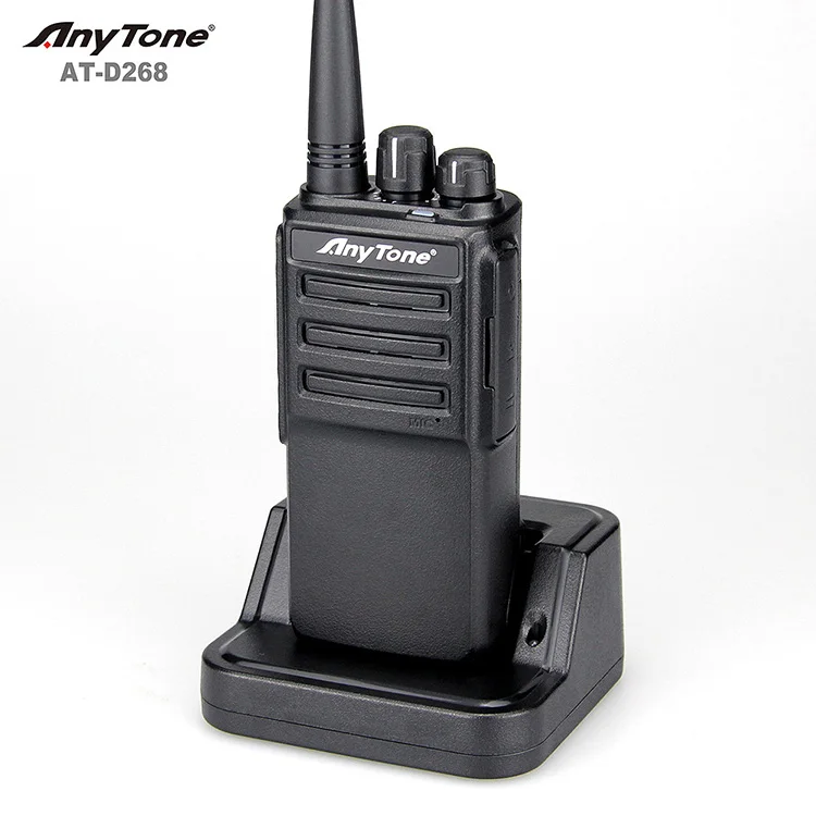 Anytone 268 DMR Two way radio Digital and Analog single band VHF UHF Radio walkie talkie with AES 256 Radio