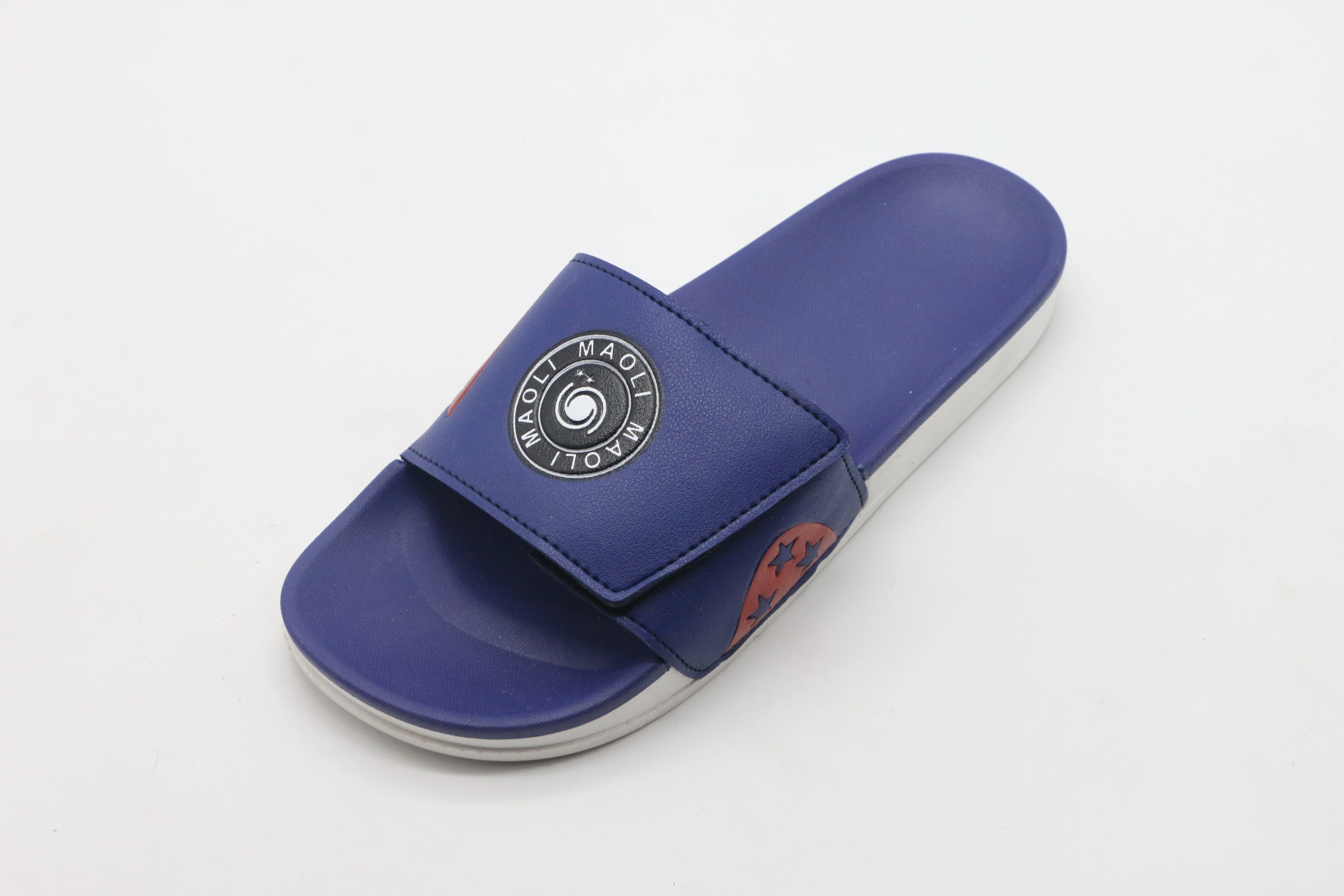 New Model Custom Slide Flip Flops Latest Design Simple Waterproof Rubber Slippers For Men