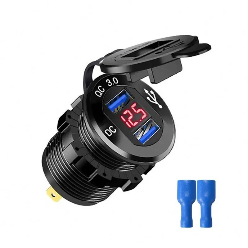 for modification upgrade mobile phone USB charging power socket aluminum alloy material fast charging