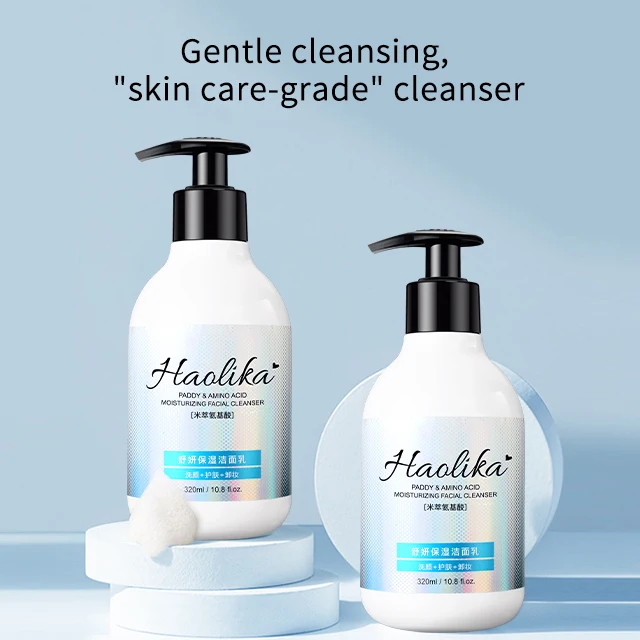 Private Label Vegan And Organic Fragrance Amino Acid Cleanser Gentle Clean Face Cleanser Gentle Bubble Face Cleanser