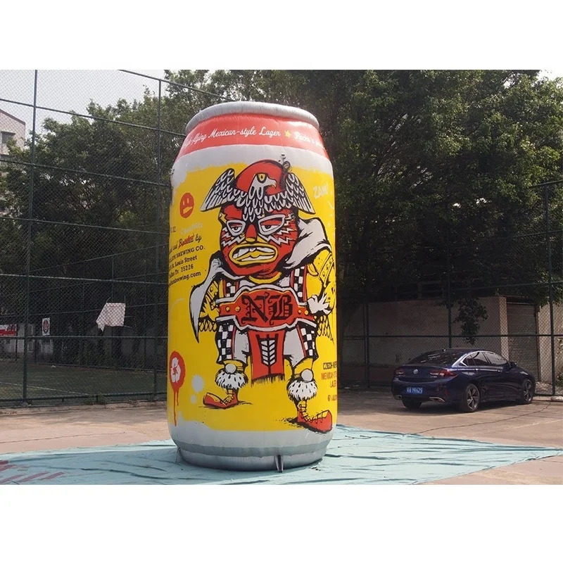 Commercial Grade Custom Inflatable Zip-Top Can Bottle Can Balloon Beer Can Model For Advertising