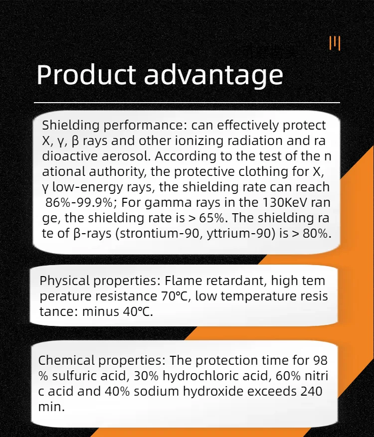 Comfortable Disposable Coverall Workwear Waterproof Anti-Cut Chemical Resistant Safety Work Clothing Suit Made HPPE Nuclear