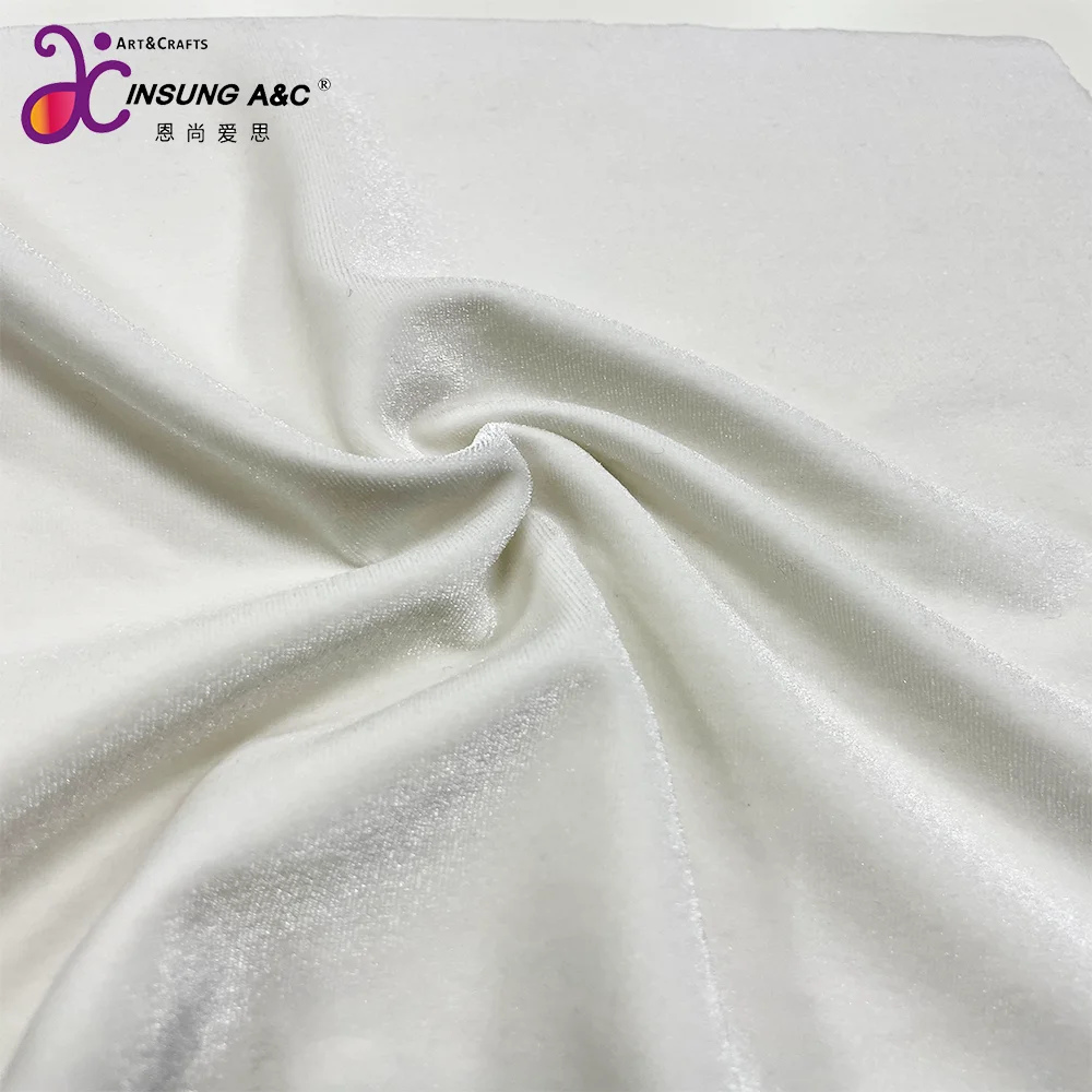 China textile royal blue woven fabric micro velvet