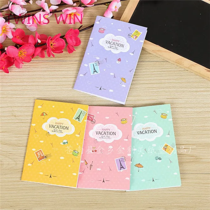 Wholesale Stationery Supplies Office & School Custom printed colorful lovely a6 blank paper notebook for Gifts 1914