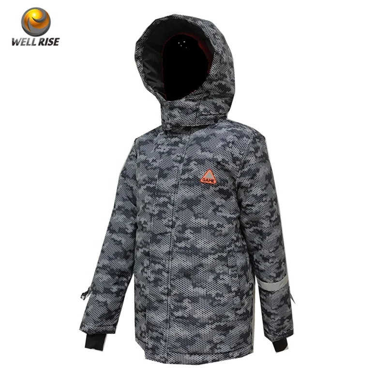 
Well Rise latest design outdoor gear men climbing adventure ski jacket windproof rain snowboard jacket man 