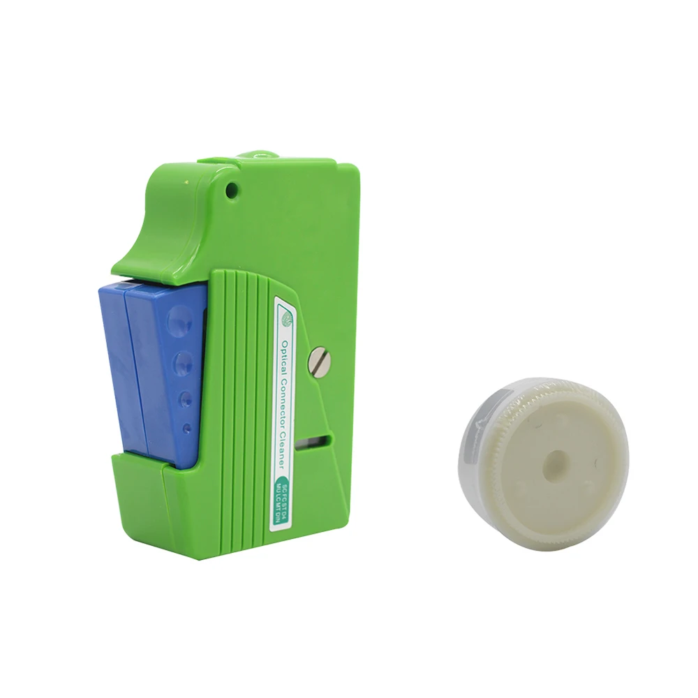 Optical fiber cleaning tool SC/ST/FC/LC/DIN Optical fiber connector end cleaner 1.25mm/2.5mmOptical fiber cleaning box