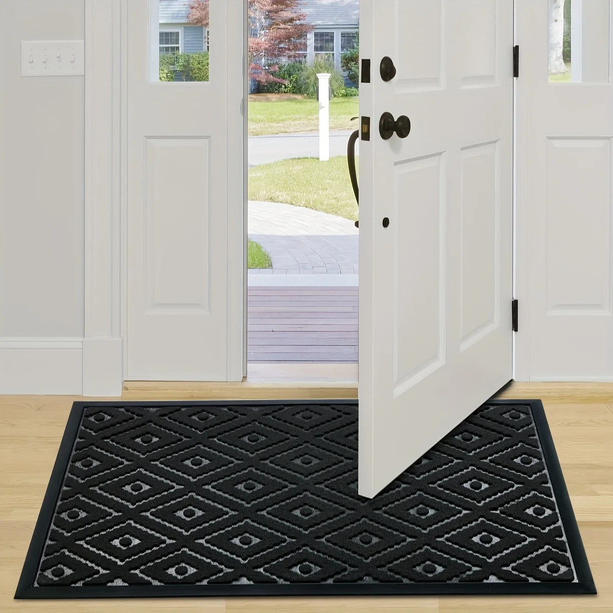 Heavy Duty Rubber Backing  Waterproof Outdoor Rugs Matt Welcome Door Mat Outdoor Doormat For House