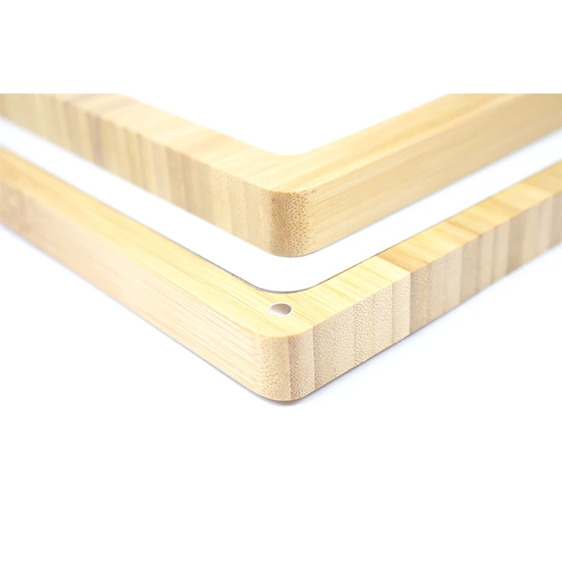 Personalized Birthday Gift Sublimation Blank Alu Sheet Bamboo Customized Magnet Photo Frame for Heat Transfer