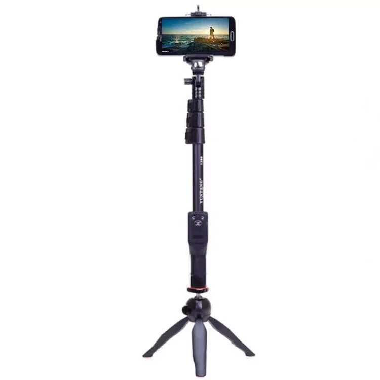 Mobile phone wifi controller camera selfie stick retractable Yunteng YT1288 tripod selfie stick