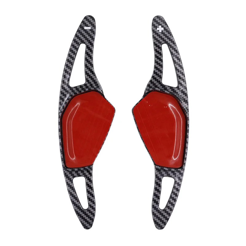 2pcs ABS Car Sports Shift Paddle Shifter For Skoda Octavia A8 MK4 ENYAQ IV RS VRS 2020 2021 2022 2023 Karoq Kodiaq Wheel Sticker