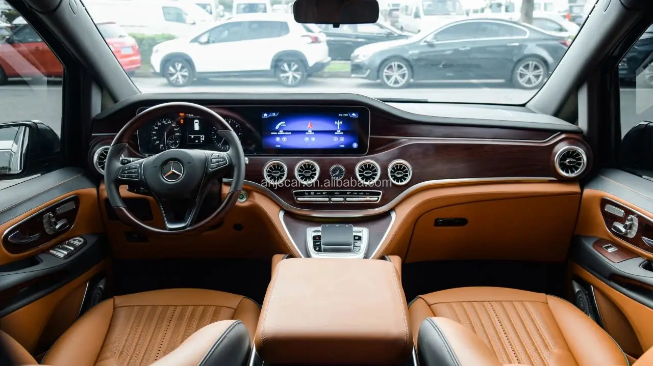 Mercedes vито новая модель роскошный коммерческий Электрический фургон 7 кожаных сидений левое рулевое управление камера заднего вида гибридное топливо