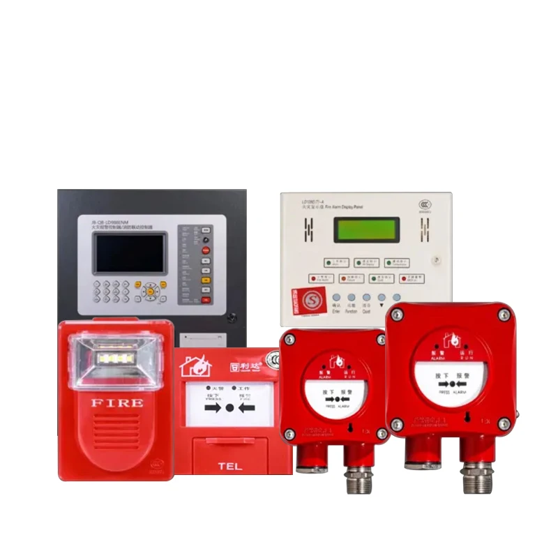 The intelligent addressable fire alarm system is easy to install and directly sold by manufacturers