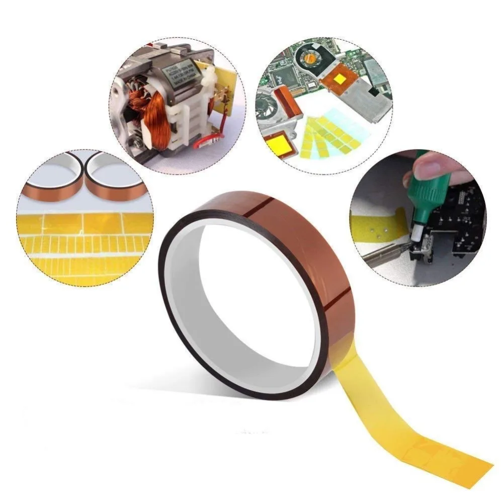 High Temperature Resistant Heat Transfer Thermal Sublimation Polyimide Film Silicone Adhesive Masking Kaptons Electrical Tape