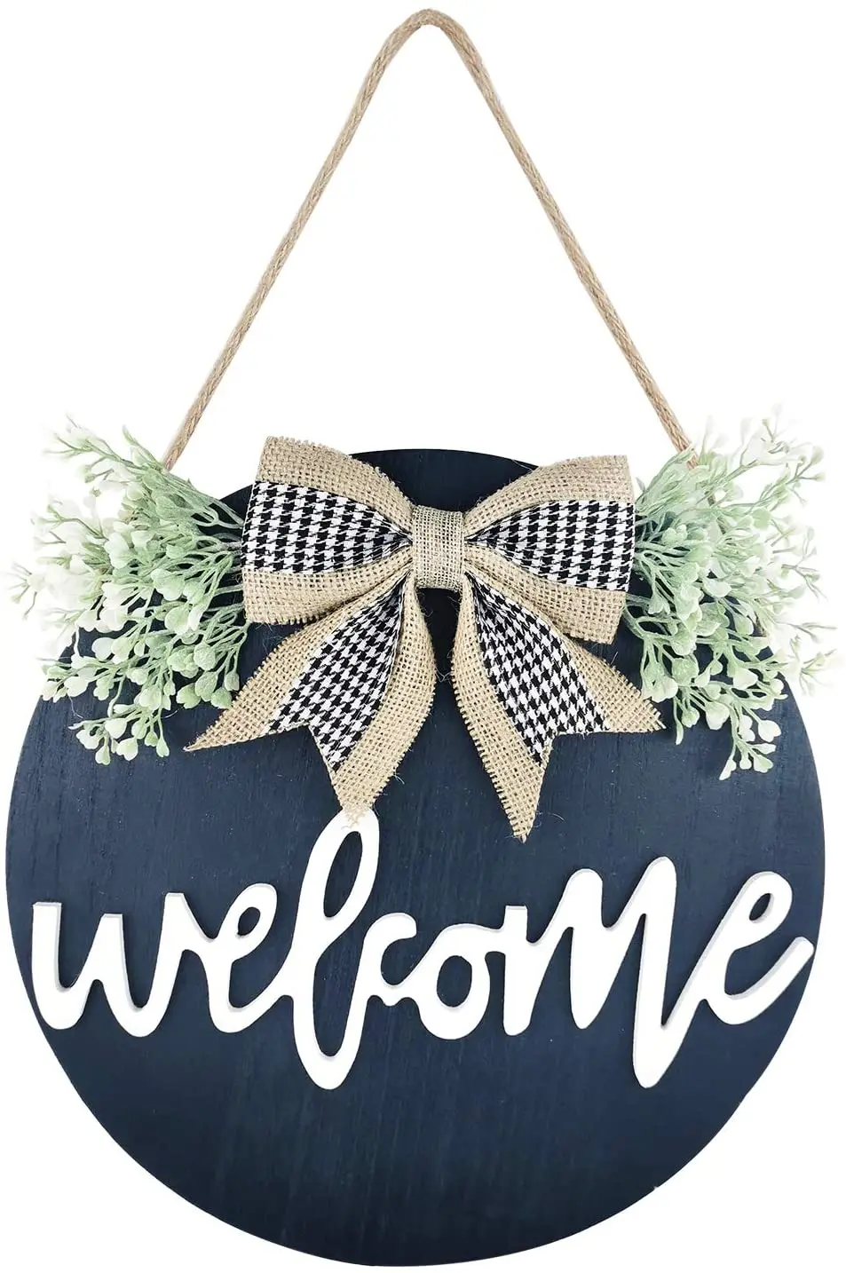  Wholesale interchangeable hanging wooden spring welcome home farmhouse yard