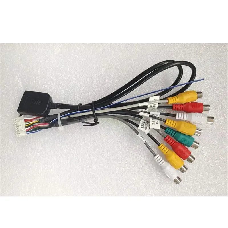 
20pin RCA Audio line video input refitted power amplifier subwoofer for 4G Android navigation 