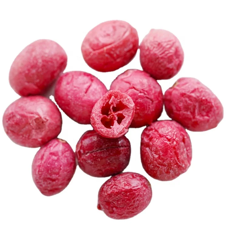 
Top Quality 100% Natural Crispy Freeze Dried Cranberry Freeze Dried Food 