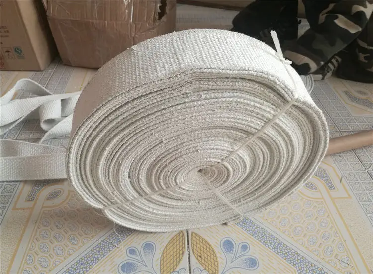 T062 Non Asbestos Fiber Tape High Temperature Resisting Dust Free Heat Insulation Material