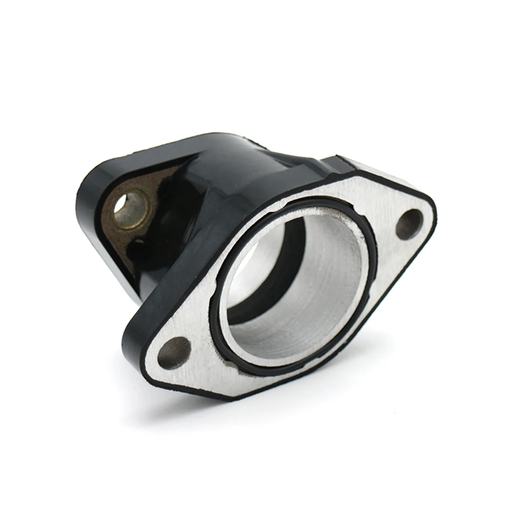 Black Rubber Carburetor Manifold Interface Intake Pipe Adapter For Yamaha Warrior 350 YFM350X
