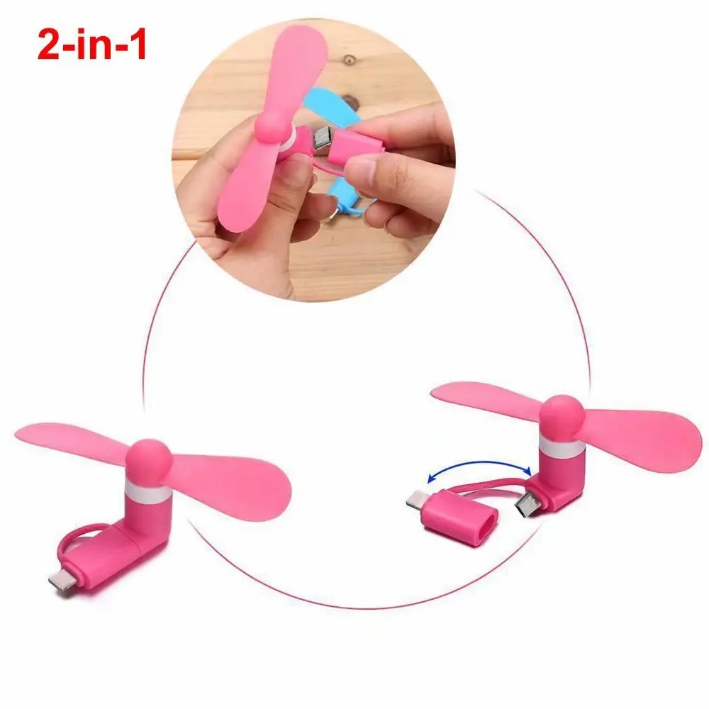 Mini Portable USB Fan Mobile Phone USB Gadget For iphone 13 12 for Android Micro Gadget Cool And Travel Gadget