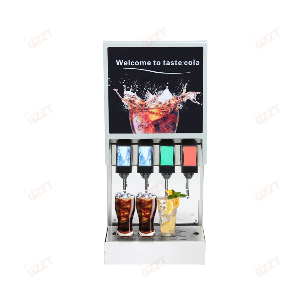 Commercial Automatic 3/4/5/6 Flavours Electric Beverage Fountain Soda Cola Carbonator Machine Drink Dispenser