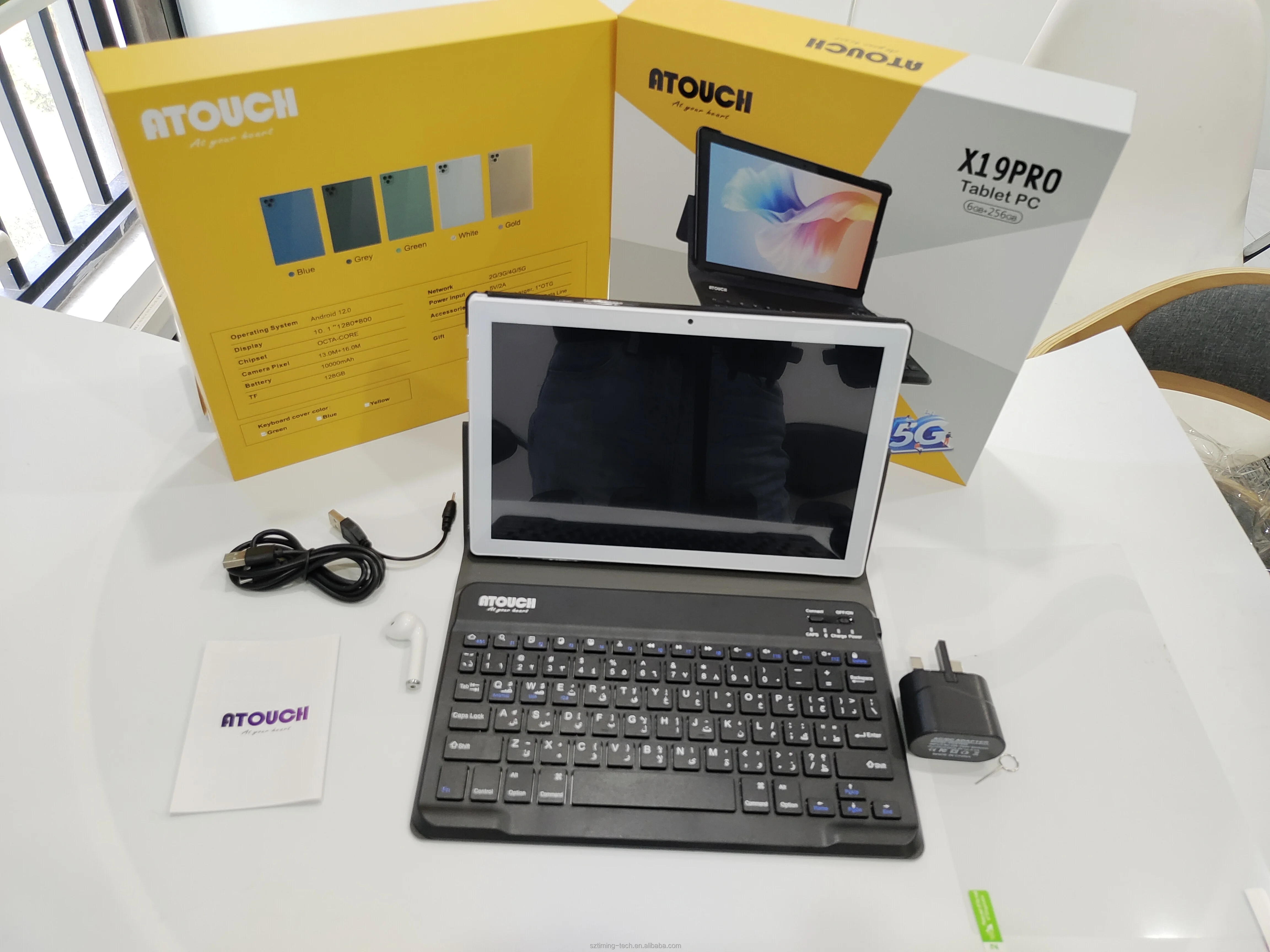 NFC Barcode Scanner Tablet Waterproof Shockproof Android Camera USB Compass OEM Anti Wifi Dual SIM Mold Training GSM