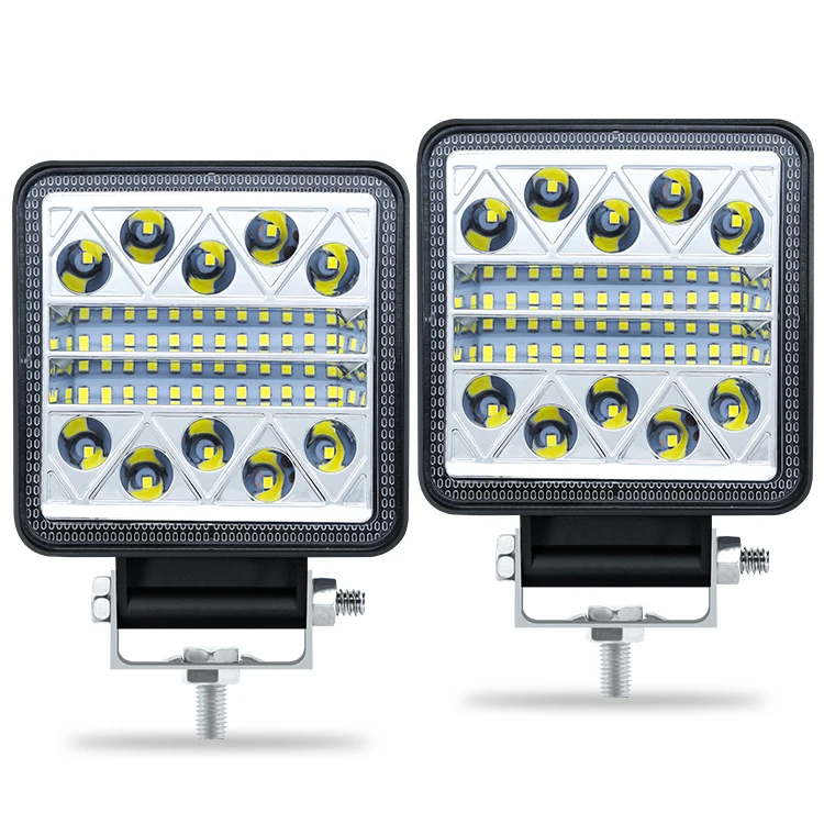 102W 38MM Square Worklight trucks light high lumens work lamp tractor work led light sport light for car 4x4