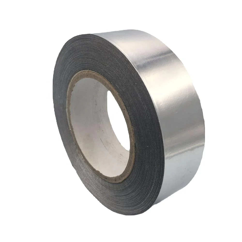 aluminum foil fiber glass tape silicone adhesive without liner